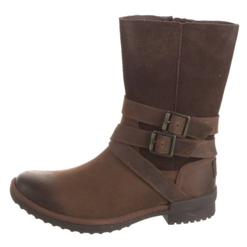 UGG Leather Moto Boots